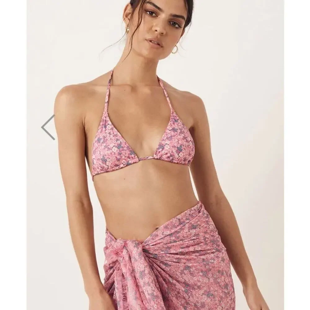 Spell & the Gypsy sz XS pink bikini top NWT - Picture 3 of 7